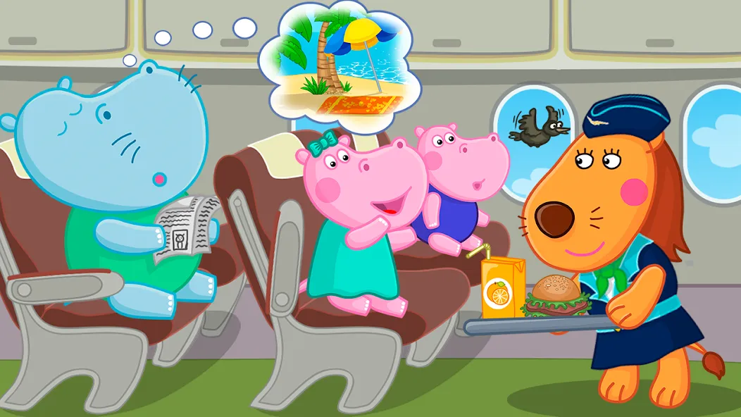 Hippo: Airport Profession Game — скриншот 1 Hippo: Airport Profession Game — скриншот 1