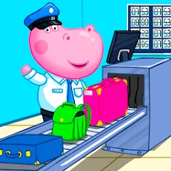 Hippo: Airport Profession Game — MOD APK Много денег