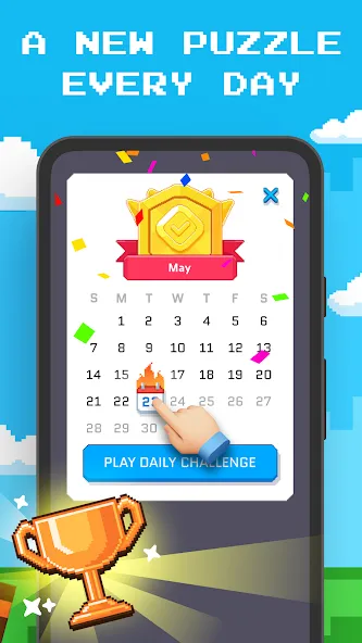 Blockin' Color - Block Puzzle — скриншот 4 Blockin' Color - Block Puzzle — скриншот 4