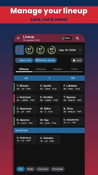 Hockey Legacy Manager 23 — скриншот 1