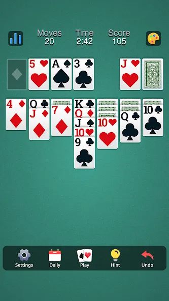 Classic Solitaire - Klondike — скриншот 3
