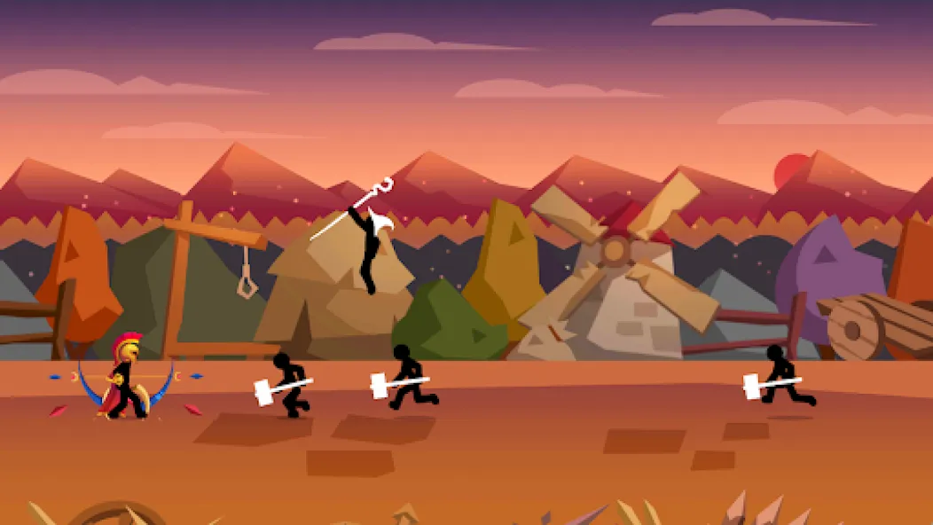 Stick Fight: Shadow Archer — скриншот 1
