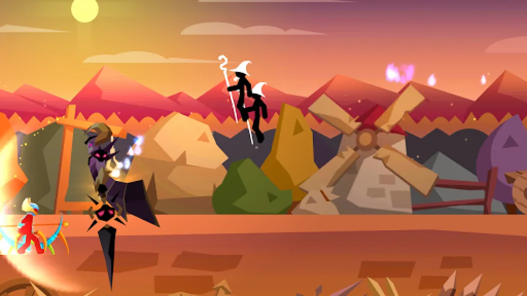 Stick Fight: Shadow Archer — скриншот 5