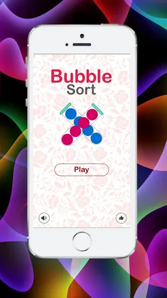 Bubble sort bubbling maker fun — скриншот 2 Bubble sort bubbling maker fun — скриншот 2