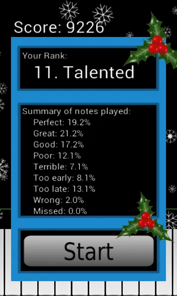 Christmas Piano — скриншот 2