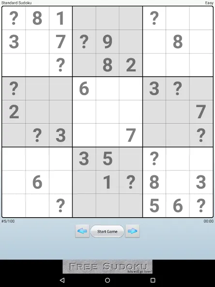 Droidoku - Andoku Puzzle — скриншот 5