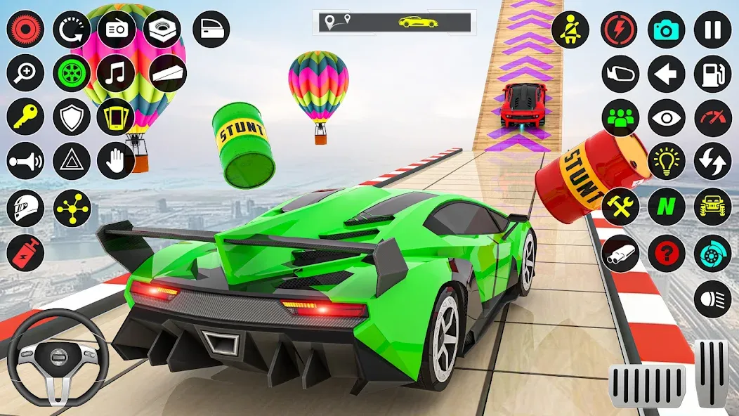 GT Car Stunt Race: Mega Ramps — скриншот 1