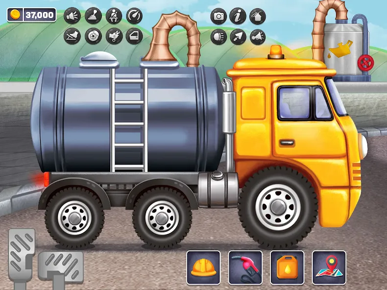 Oil Tanker Truck Games — скриншот 5