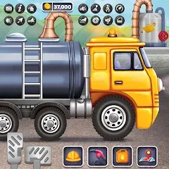 Скачать Oil Tanker Truck Games — MOD Много денег