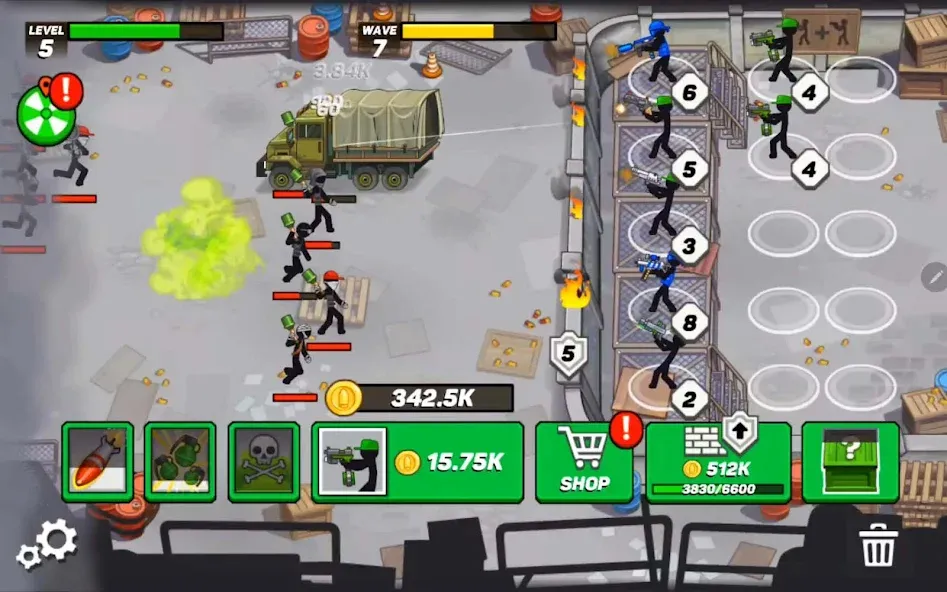 Stickman Defenders: Stick War — скриншот 4