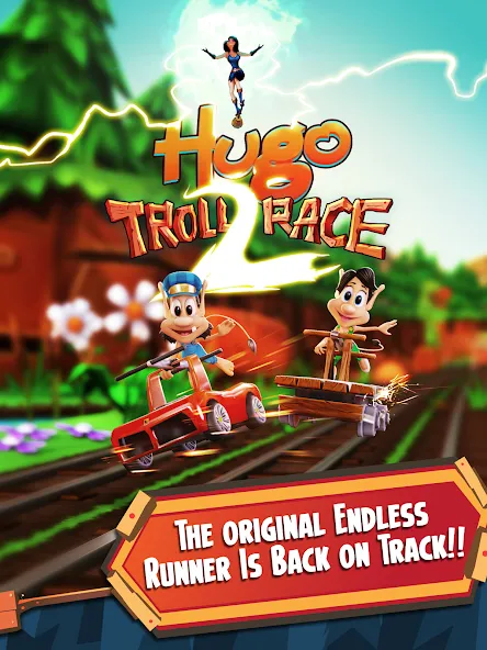 Hugo Troll Race 2: Rail Rush — скриншот 5
