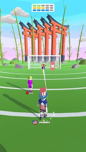 Goal Party - Soccer Freekick — скриншот 4 Goal Party - Soccer Freekick — скриншот 4