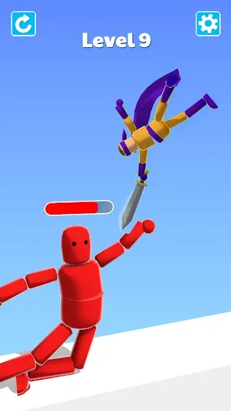 Ragdoll ninja: Imposter hero — скриншот 1