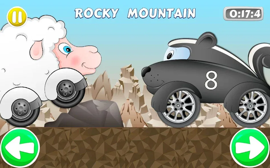 Racing car game for kids — скриншот 3