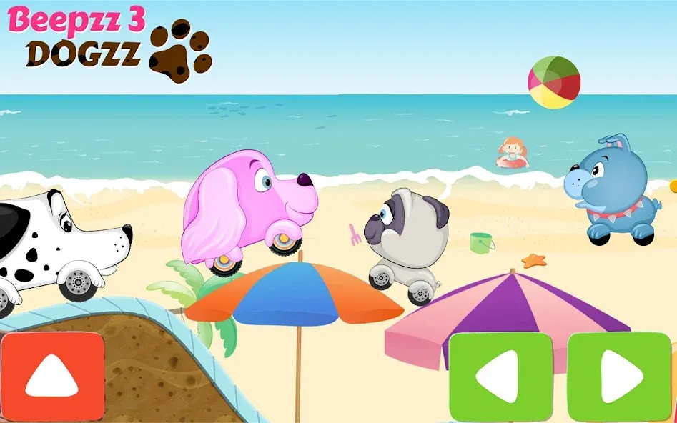 Racing games for kids - Dogs — скриншот 5