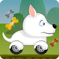Racing games for kids - Dogs - Взлом Все машины разблокированы