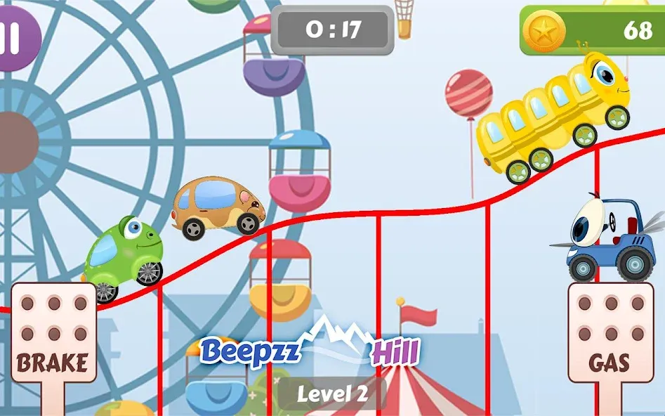 Car Racing game for toddlers — скриншот 1