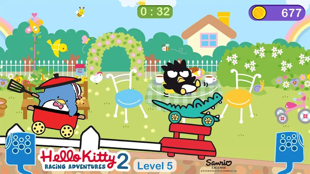 Hello Kitty games - car game — скриншот 5