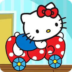 Скачать Hello Kitty games - car game MOD на Андроид — Много денег