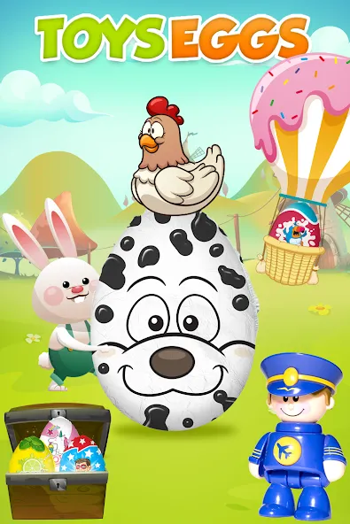 Surprise Eggs - Toddler games — скриншот 1