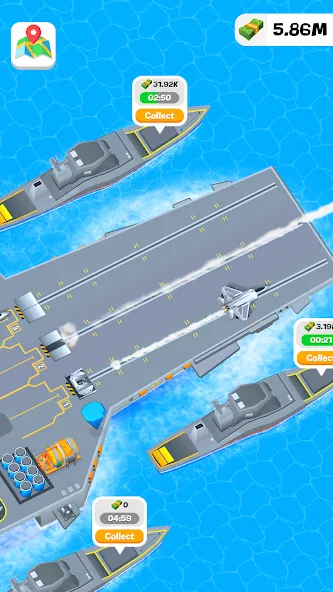 Idle Aircraft Carrier — скриншот 3