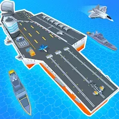 Скачать Idle Aircraft Carrier — MOD APK Много денег