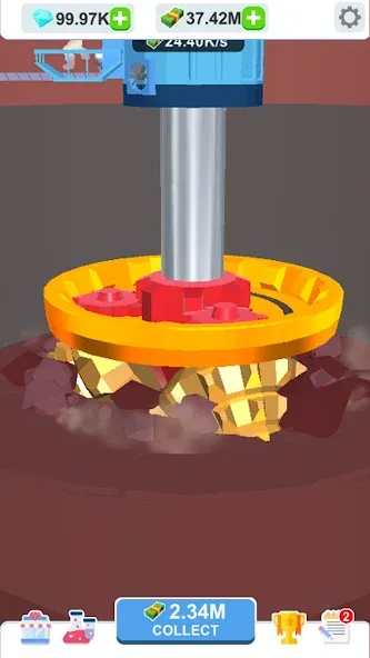 Idle Dig Factory — скриншот 5