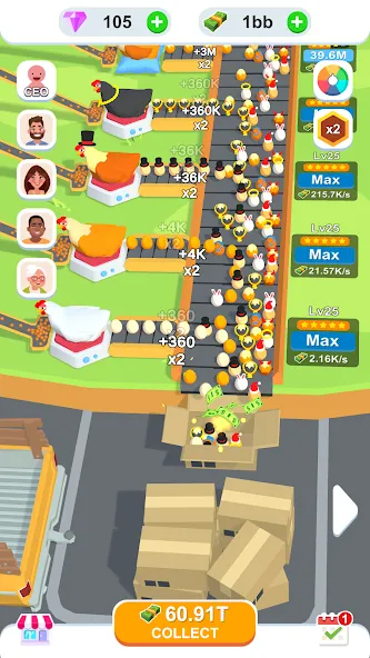 Idle Egg Factory — скриншот 2