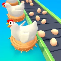 Скачать Idle Egg Factory — MOD Много денег и без рекламы