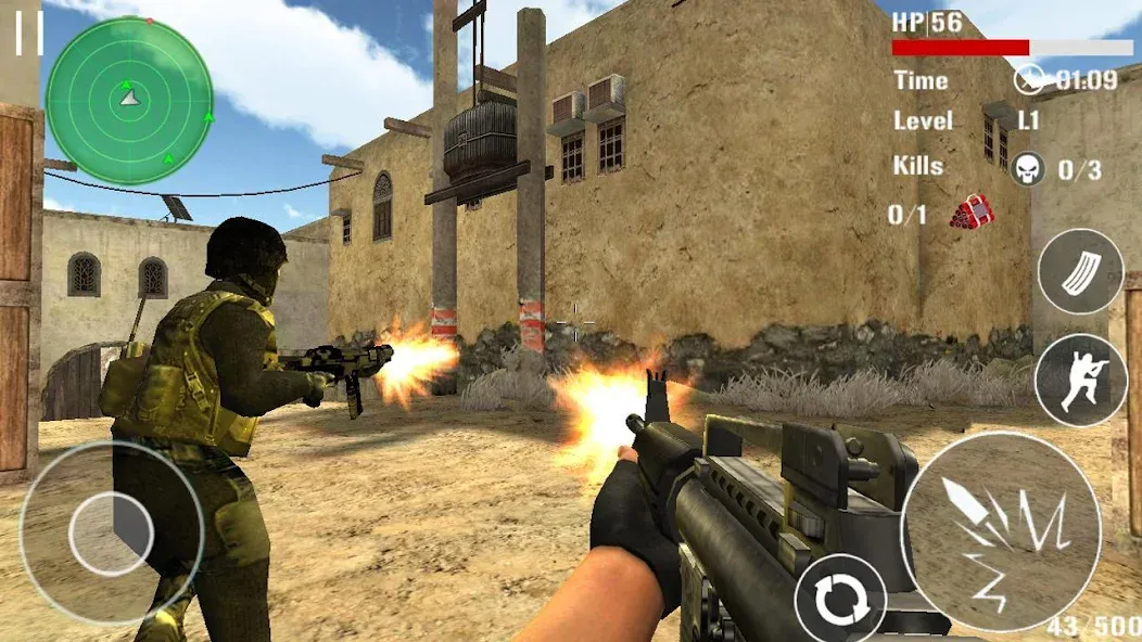 Gun Strike Shoot 3D — скриншот 1