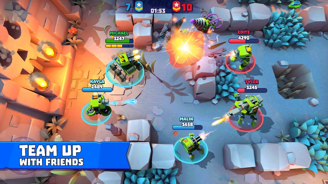Tanks a Lot - 3v3 Battle Arena — скриншот 3