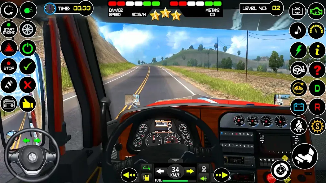 US Truck Driving Cargo Game 3D — скриншот 4