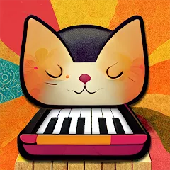Скачать взломанную Cat Piano Meow - Sounds & Game — Все коты и звуки разблокированы