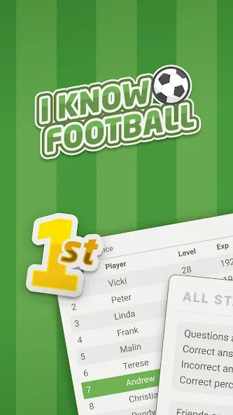 I Know Football — скриншот 1 I Know Football — скриншот 1