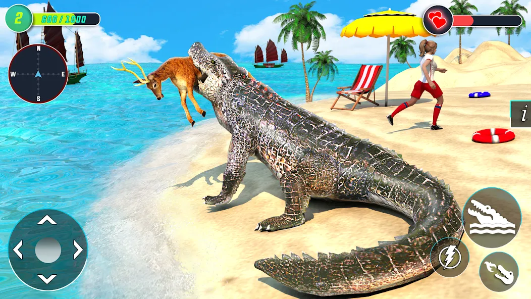 Crocodile Games: Animal Games — скриншот 1