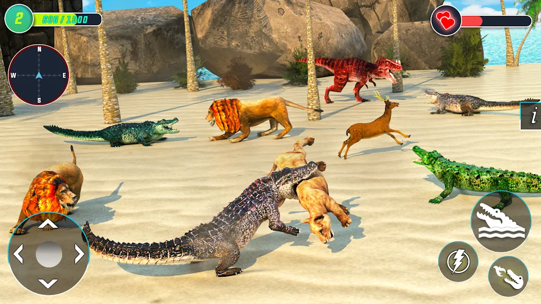 Crocodile Games: Animal Games — скриншот 3