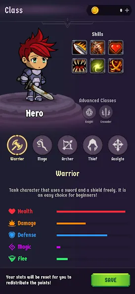 The Walking Hero - Idle RPG — скриншот 2