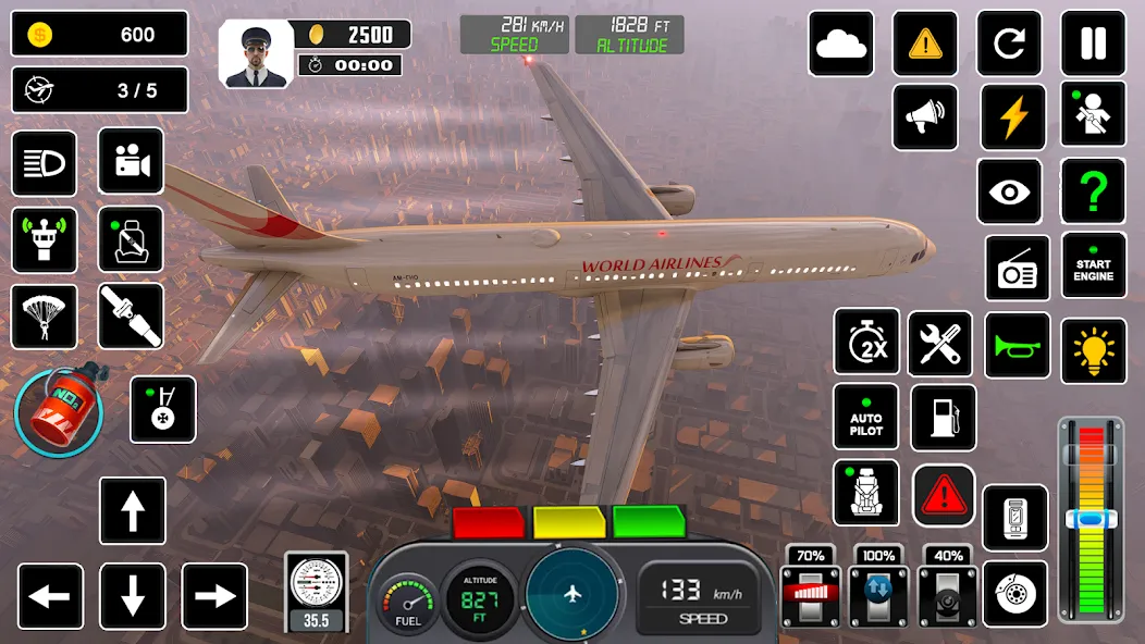 Pilot Flight Simulator Games — скриншот 2