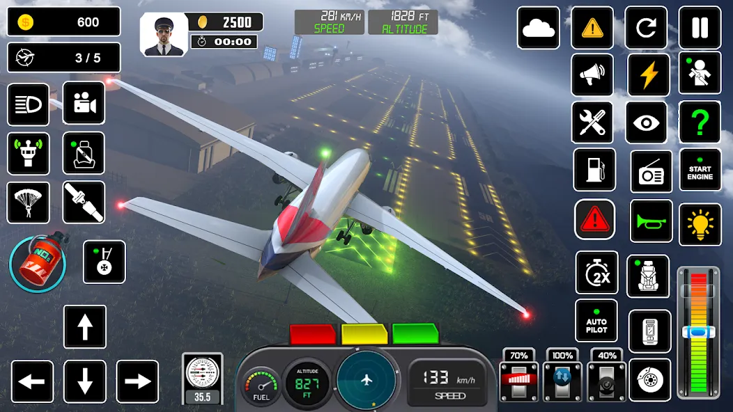 Pilot Flight Simulator Games — скриншот 3