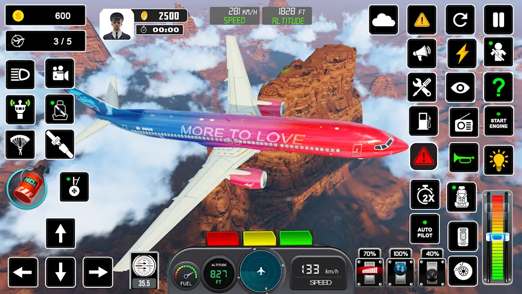 Pilot Flight Simulator Games — скриншот 4