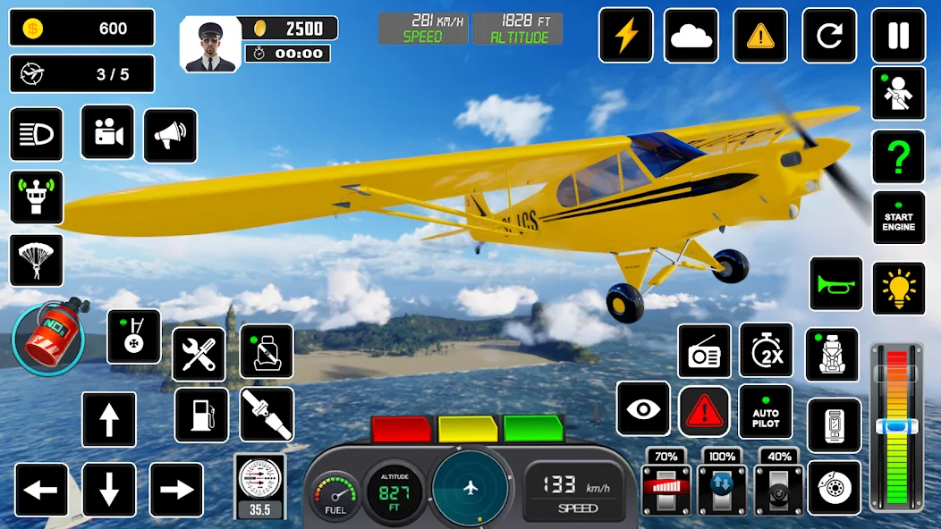 Pilot Flight Simulator Games — скриншот 5