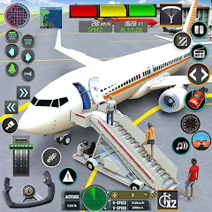 Pilot Flight Simulator Games — взломанная версия — Много денег
