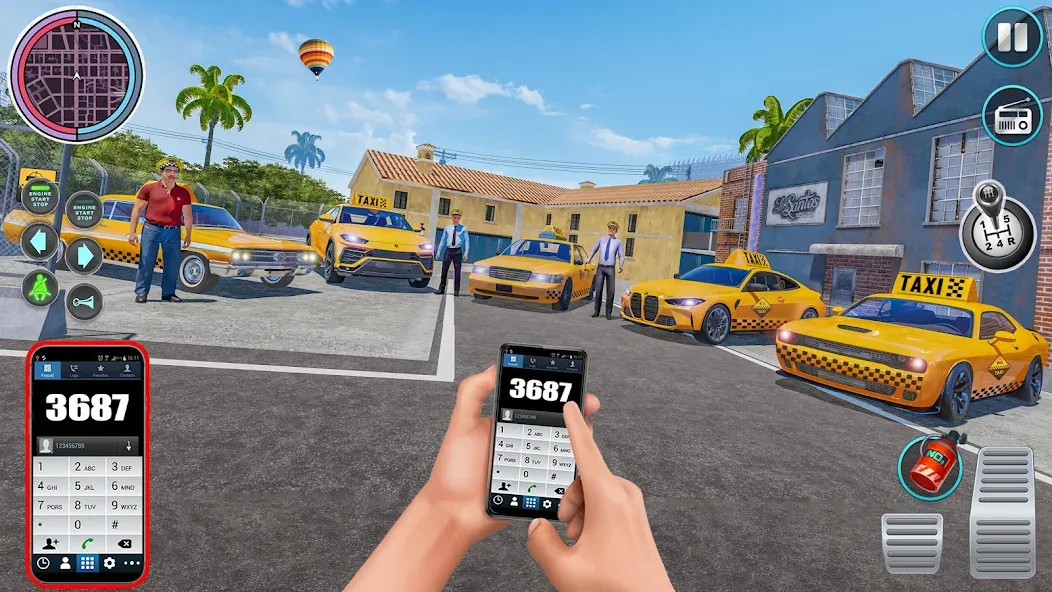 City Taxi Driving: Taxi Games — скриншот 2