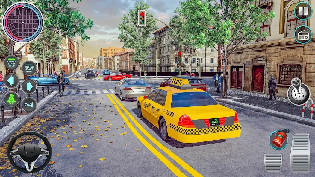City Taxi Driving: Taxi Games — скриншот 5