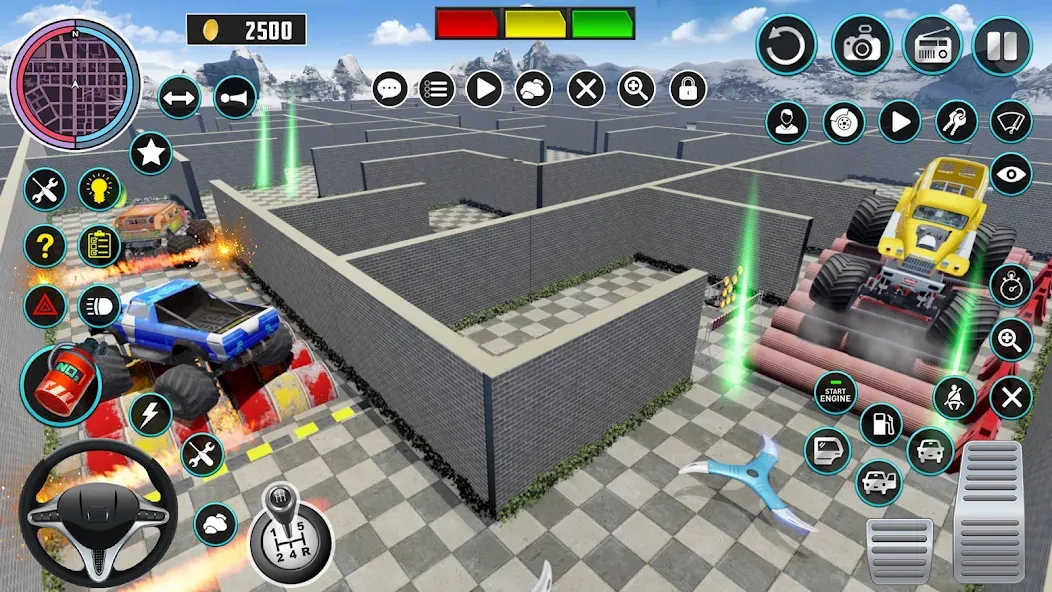 Monster Truck Maze Puzzle Game — скриншот 3