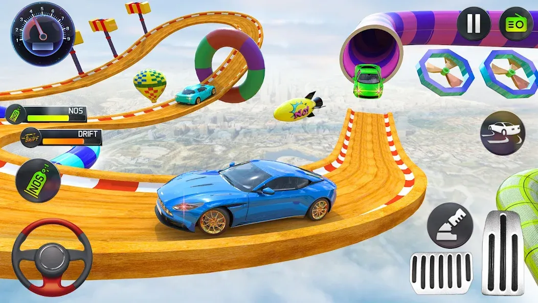 Mega Ramp Car Stunts Race Game — скриншот 3 Mega Ramp Car Stunts Race Game — скриншот 3