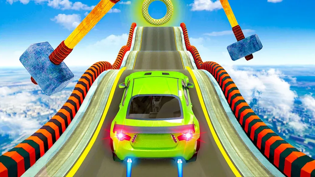 Mega Ramp Car Stunts Race Game — скриншот 5