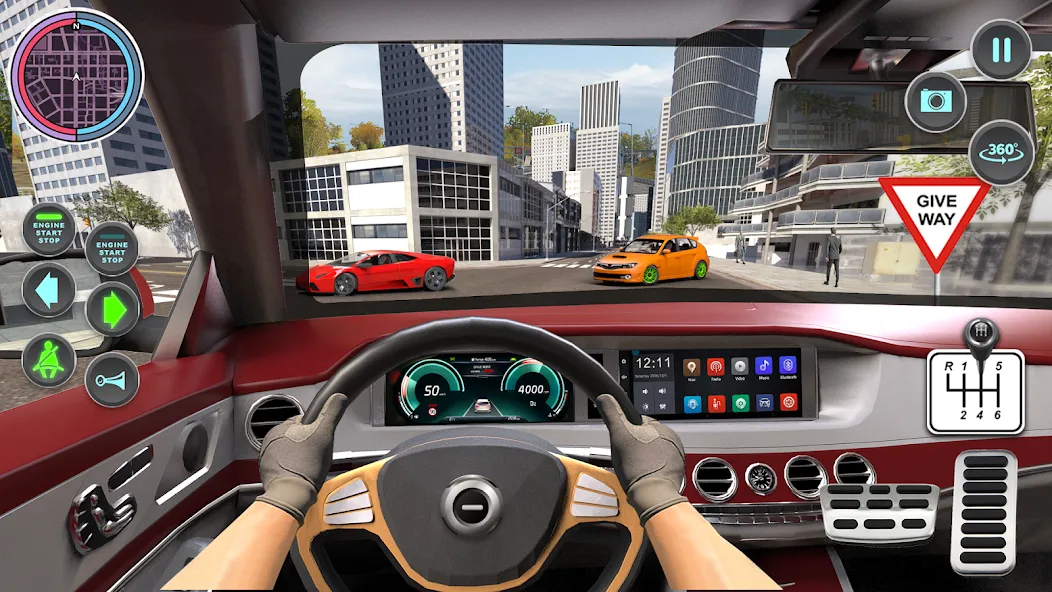 Modern Car Driving School Game — скриншот 2