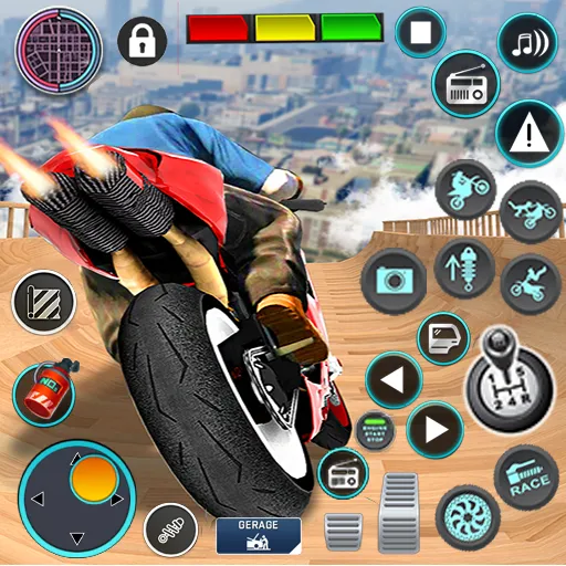 Mega Ramp Bike Stunts Games 3D — скриншот 1