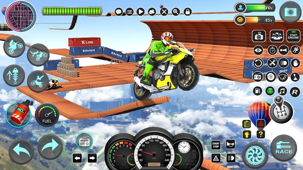 Mega Ramp Bike Stunts Games 3D — скриншот 5